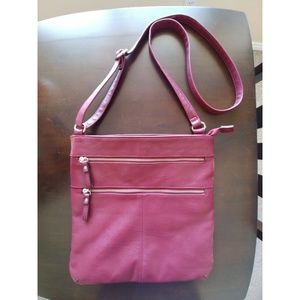 Merona Burgundy Crossbody Handbag